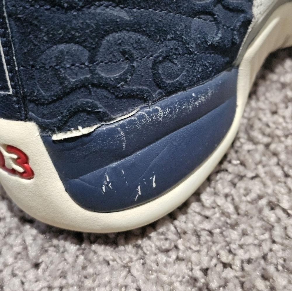 Nike Air Jordan RARE 12 Retro International Flight Blue Shoe youth 6.5. Vintage - Picture 10 of 16